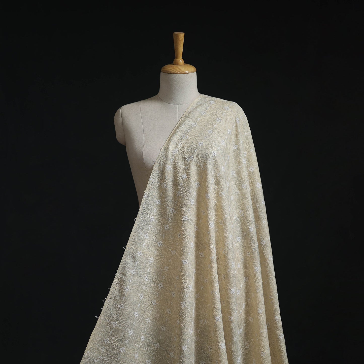 Bengal hand embroidery pure tussar silk handloom kantha