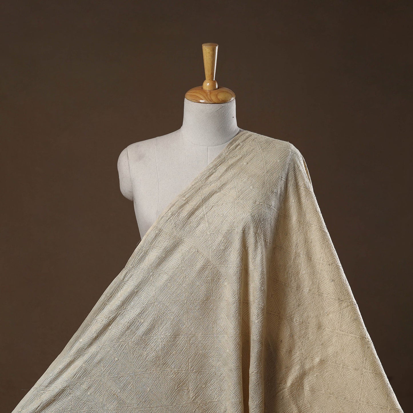 Bengal hand embroidery pure tussar silk handloom kantha