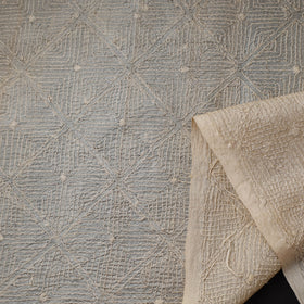 Bengal hand embroidery pure tussar silk handloom kantha