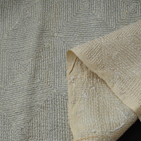 Bengal hand embroidery pure tussar silk handloom kantha
