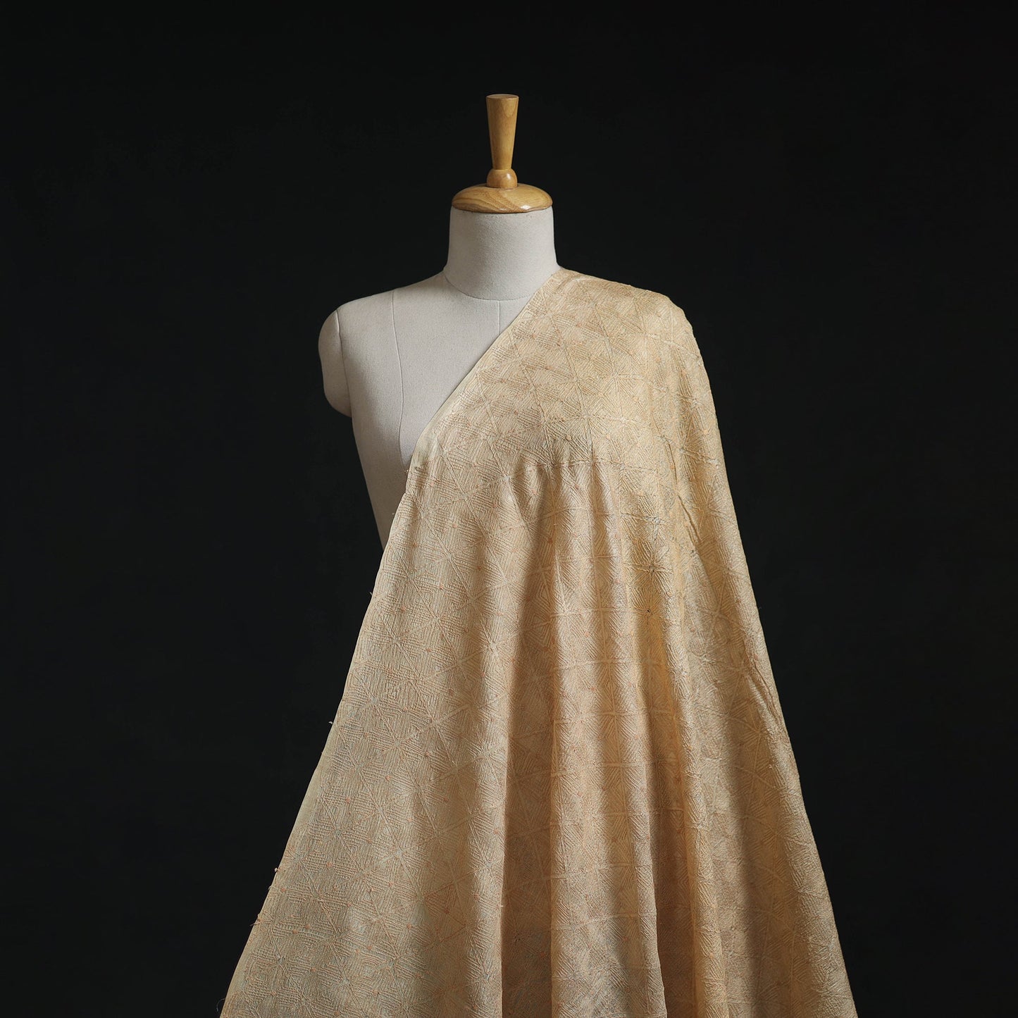 Bengal hand embroidery pure tussar silk handloom kantha