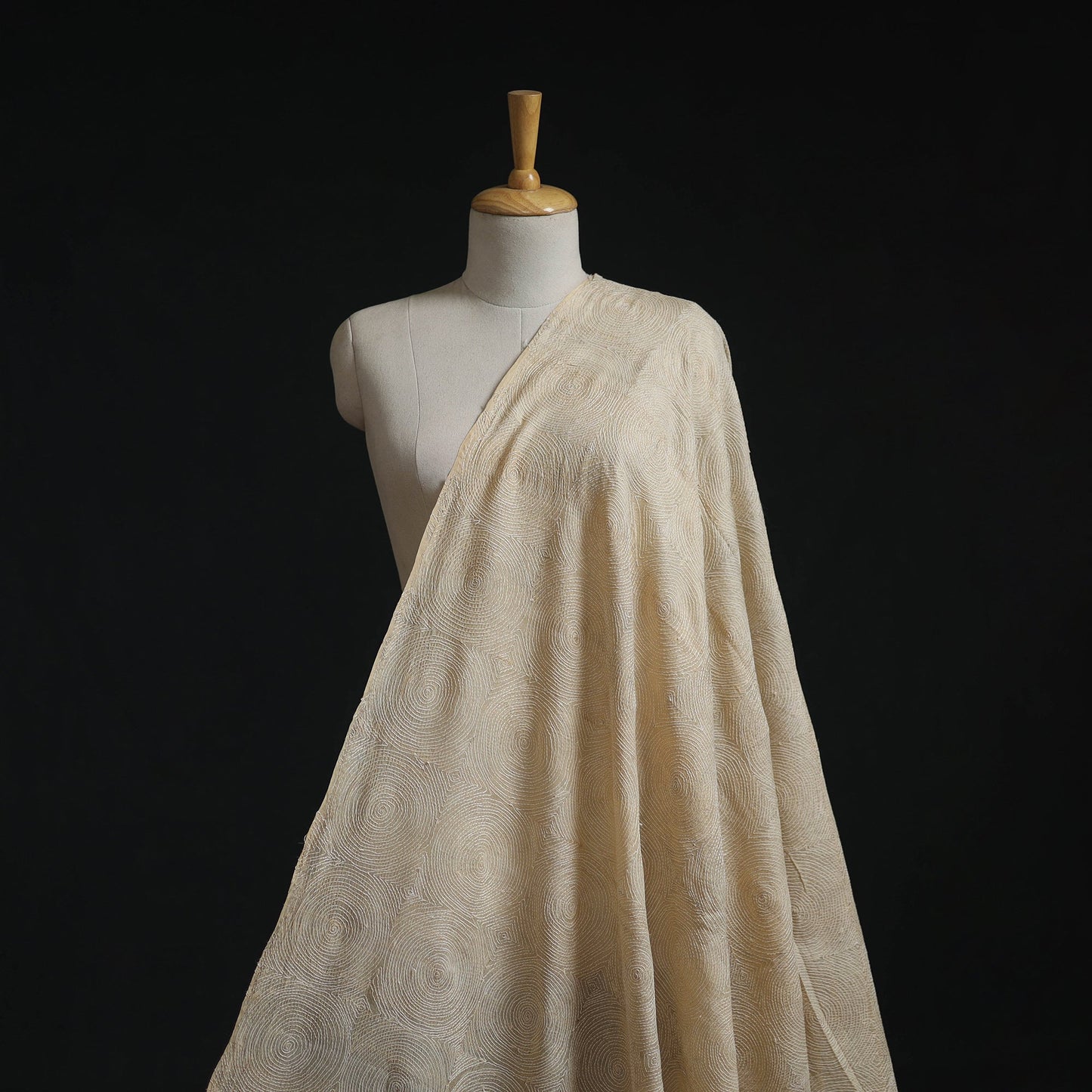 Bengal hand embroidery pure tussar silk handloom kantha