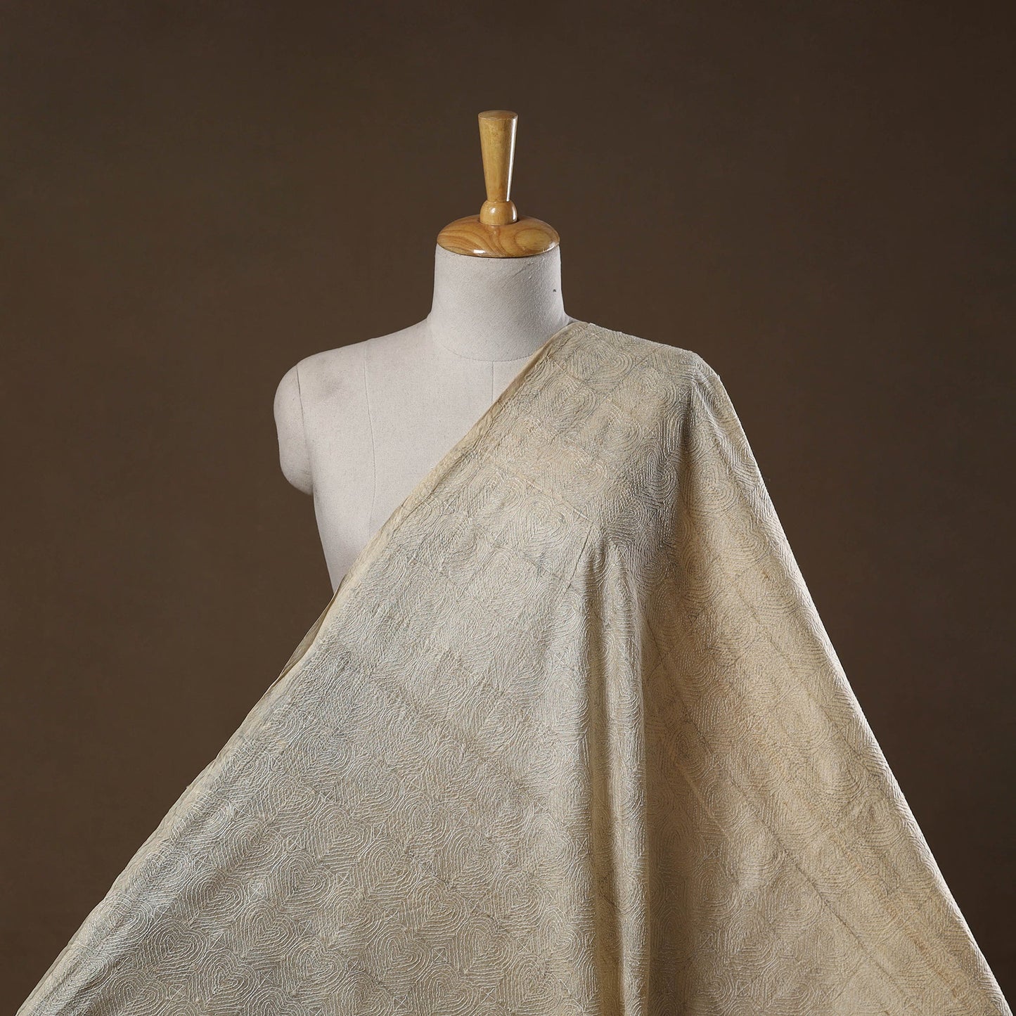 Bengal hand embroidery pure tussar silk handloom kantha