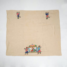 Buy Bengal Kantha Embroidery Raw Silk Blouse Piece Online at iTokri.com