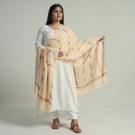 Buy Bengal Kantha Embroidery Silk Cotton Dupatta 05 Online at iTokri.com