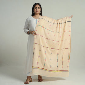 Buy Bengal Kantha Embroidery Silk Cotton Dupatta 05 Online at iTokri.com