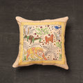 Buy Bengal Kantha Embroidery Silk Cushion Cover 20 Online at iTokri.com