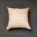 Buy Bengal Kantha Embroidery Tussar Silk Cushion Cover Online at iTokri.com