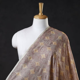 Buy Bengal Kantha Work Pure Tussar Silk Handloom Fabric Online at iTokri.com