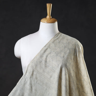  Bengal Kantha Work Pure Tussar Silk Handloom Fabric 