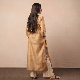 Buy Pure Desi Tussar Silk Long Kurta for Women
