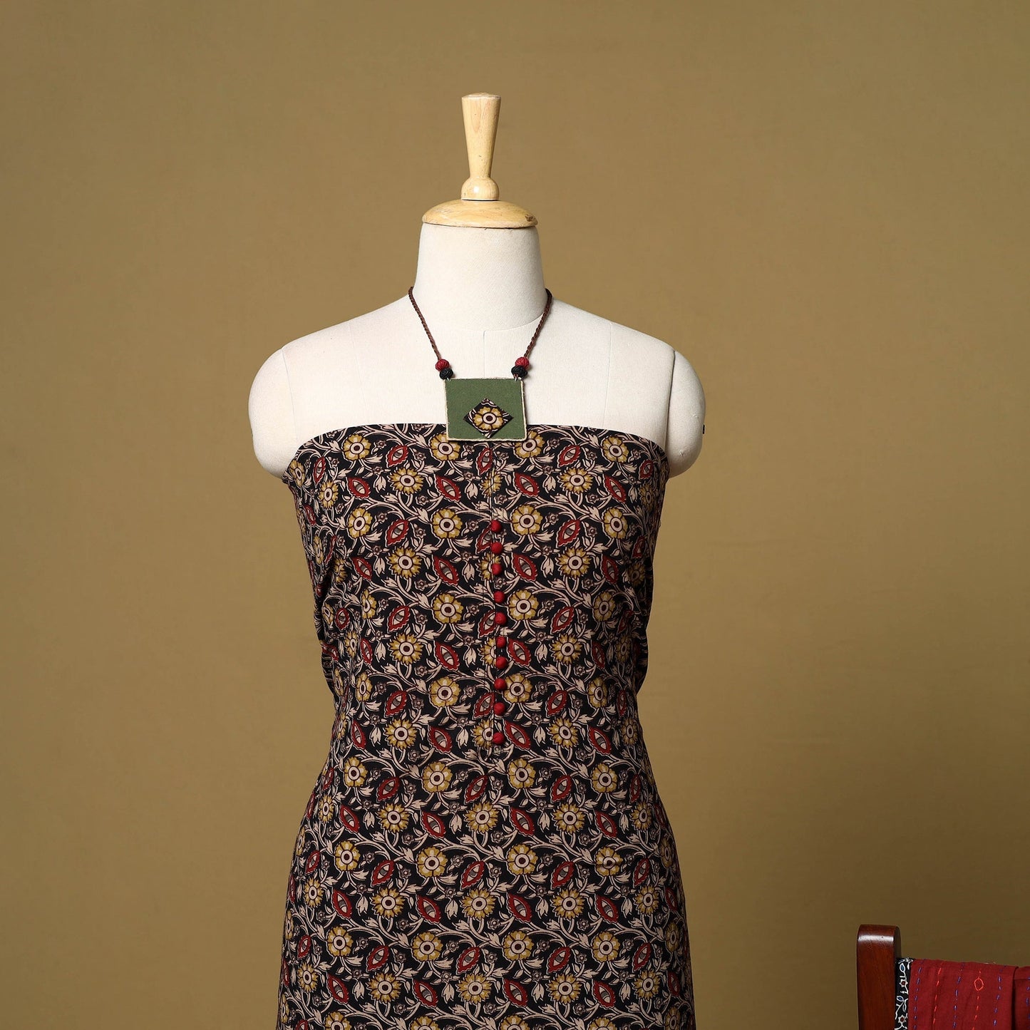 2pc pedana cotton unstitched kalamkari dress material