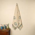  Block Printed Handloom Cotton Sanganeri Towel 