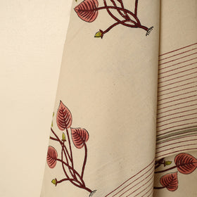 Beige - printed handloom cotton sanganeri towel 23