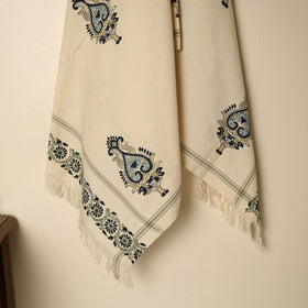  Block Printed Handloom Cotton Sanganeri Towel 