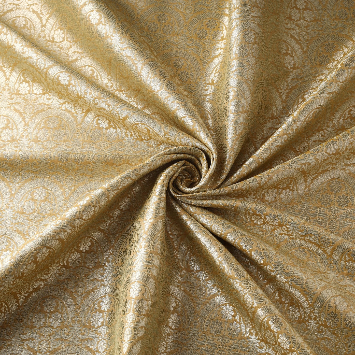 Brocade viscose banarasi fabric 01 - handcrafted