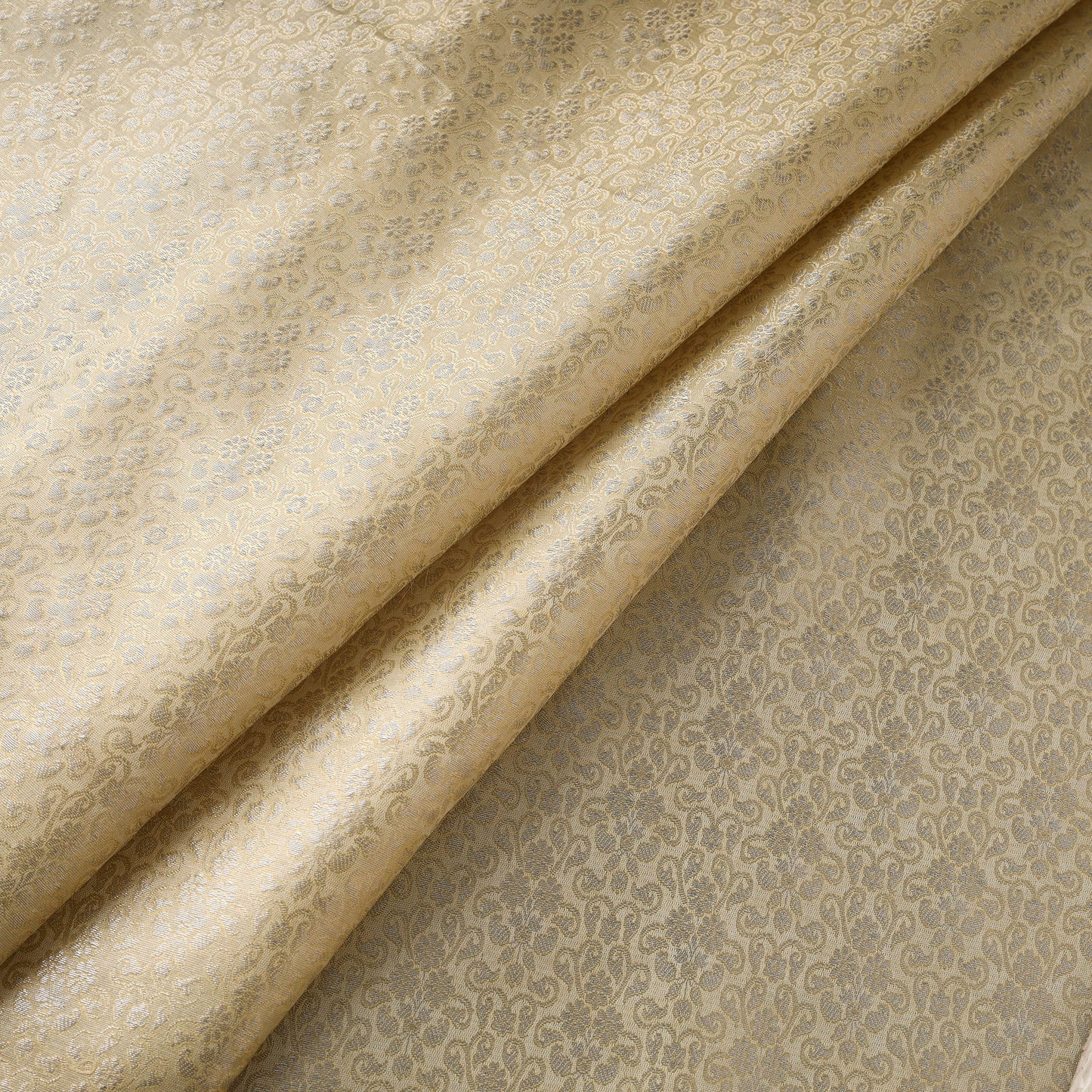 Brocade viscose banarasi fabric 10 - handcrafted