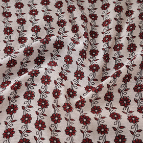 Buy Beige Chanderi Silk Bagh Print Fabric 