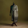 Beige - chanderi silk hand natural dyed dabu bagru dupatta