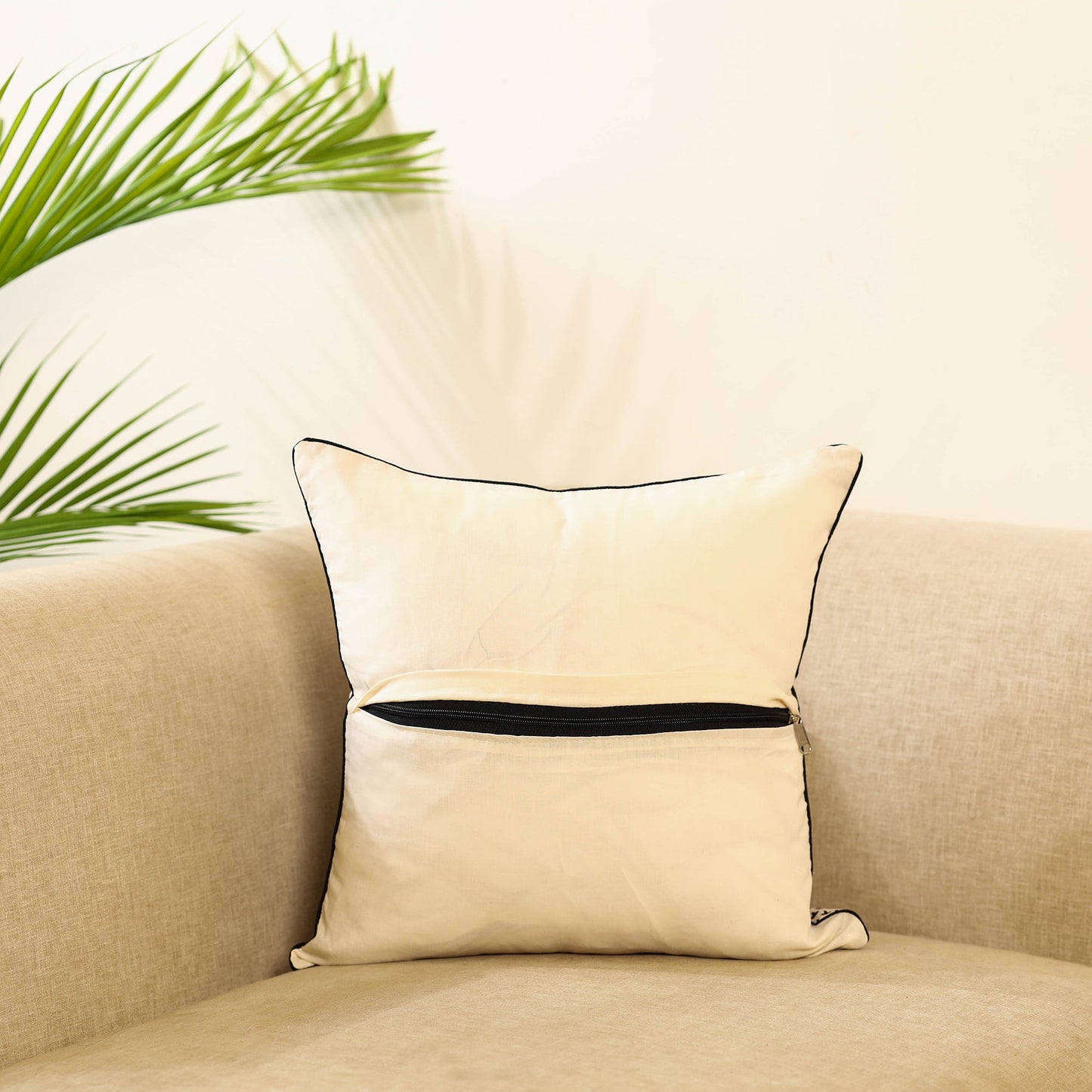  Block Print Cotton Bagh Cushion Cover