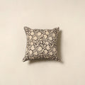 Beige - cotton bagru cushion cover 76 - handcrafted
