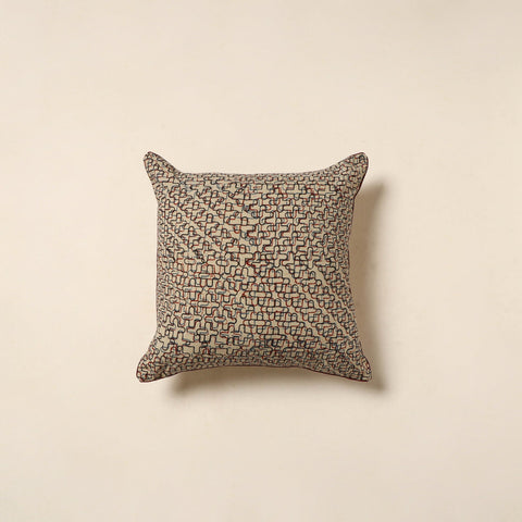 Beige - cotton cushion cover 23 - handcrafted