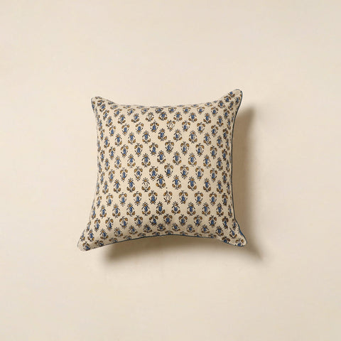 Beige - cotton cushion cover 85 - handcrafted