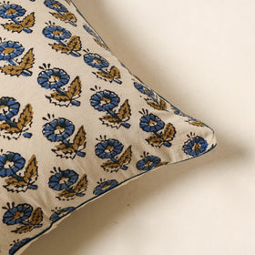 Beige - cotton cushion cover 88 - handcrafted