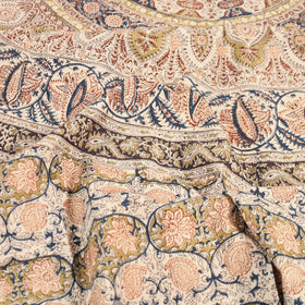 Buy Pedana Kalamkari Block Printed Cotton Double Bed Cover (111 x 91 in) 21 Online at iTokri.com