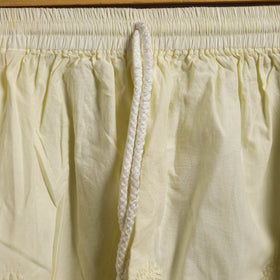 Buy Beige Cotton Hand Embroidery Chikankari Short