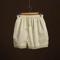Beige - cotton hand embroidery chikankari short 16