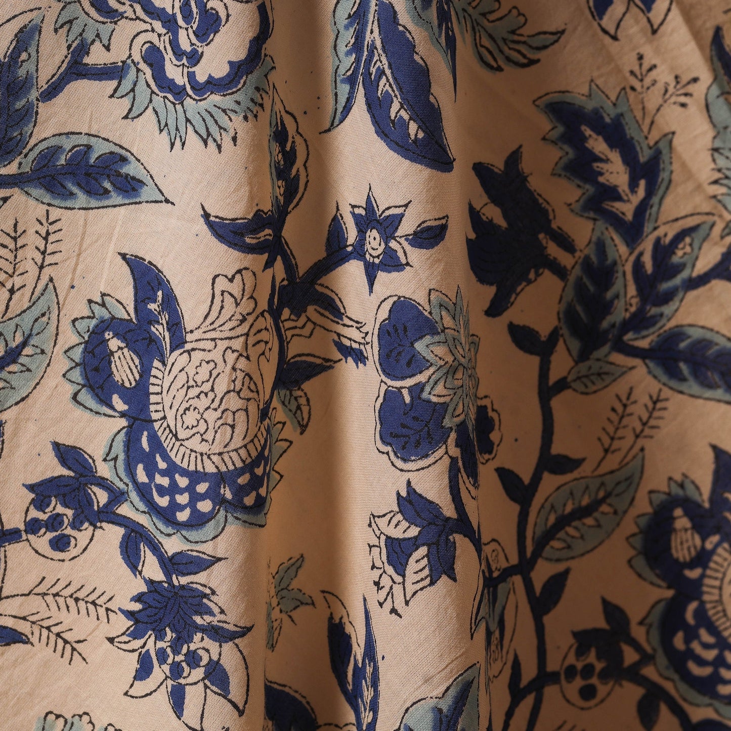 Cotton hand sanganeri fabric 05 - handcrafted