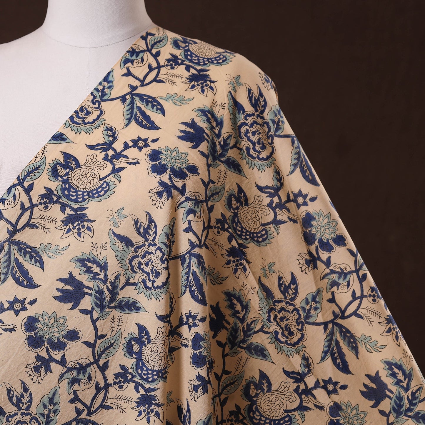 Cotton hand sanganeri fabric 05 - handcrafted