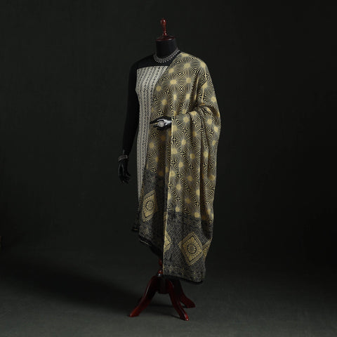 Cotton jaipur printed dupatta 37 - handcrafted