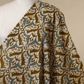 Beige - cotton kutch batik fabric 25 - handcrafted