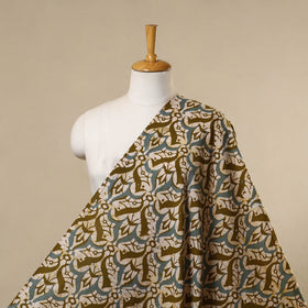 Beige - cotton kutch batik fabric 25 - handcrafted