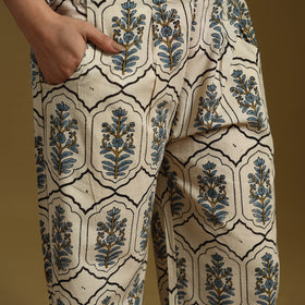 Cotton natural dyed co-ord set 06 - handcrafted