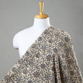 Buy Beige Block Print Cotton Pedana Kalamkari Fabric