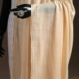 Cotton plain dupatta 03 - handcrafted