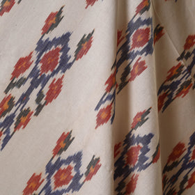 Beige - handloom cotton pochampally central asian ikat