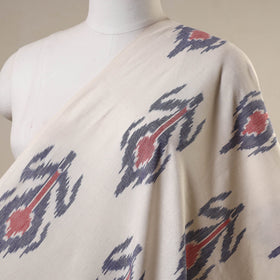 Beige - handloom cotton pochampally central asian ikat