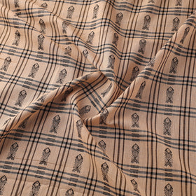 Cotton sambalpuri ikat fabric 04 - handcrafted