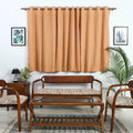  Beige Cotton Window Jacquard Curtain (5 x 3 Feet)