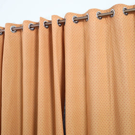  Beige Cotton Window Jacquard Curtain (5 x 3 Feet)