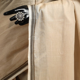 Dharwad cotton saree with border 15 - handcrafted