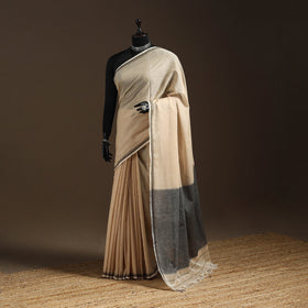 Dharwad cotton saree with border 15 - handcrafted