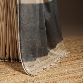 Dharwad cotton saree with border 15 - handcrafted