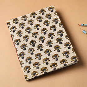 Ajrakh Fabric Cover Handmade Paper Notebook