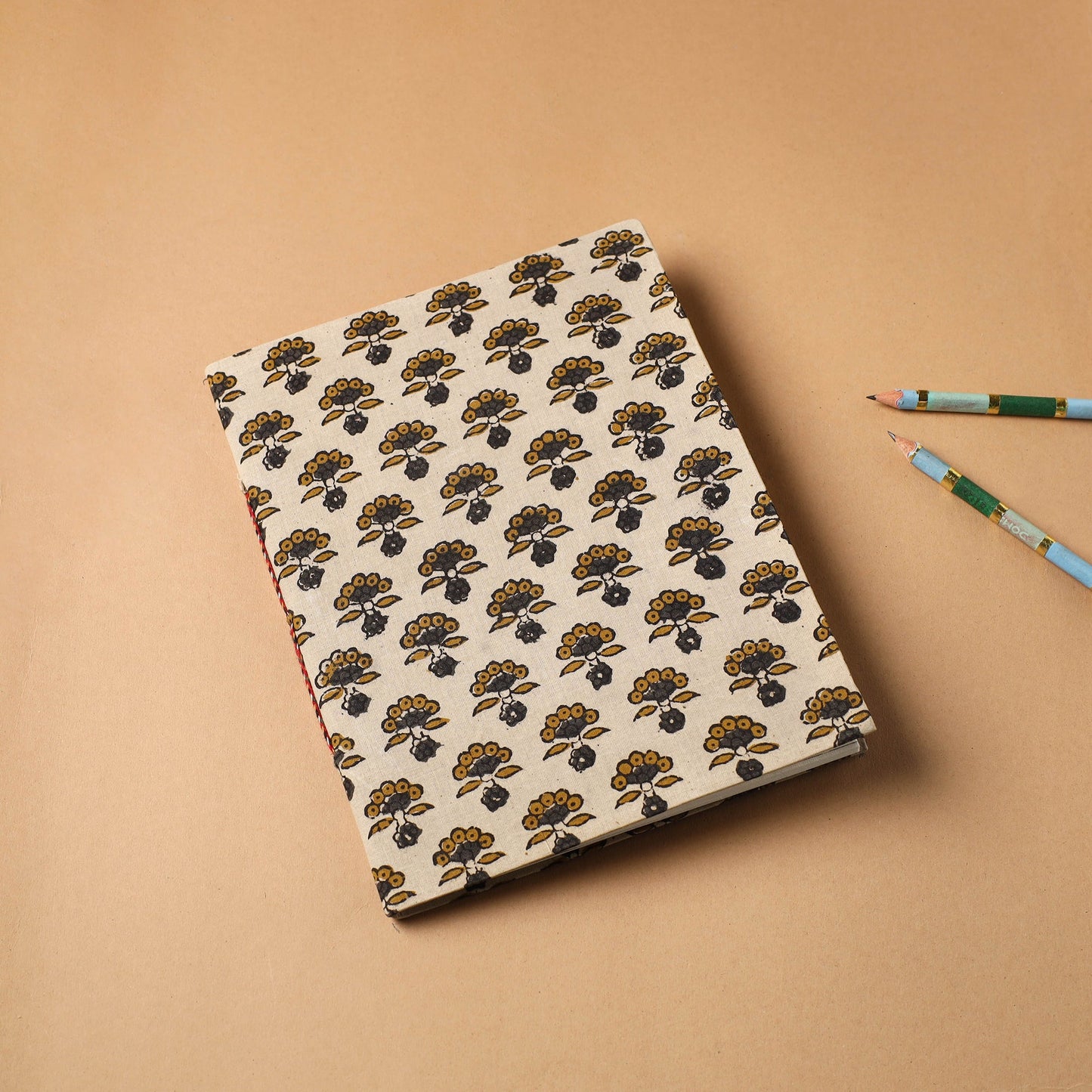 Ajrakh Fabric Cover Handmade Paper Notebook