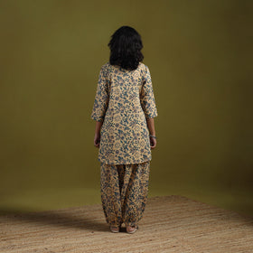 Floral cotton sanganeri co-ord set 08 - handcrafted